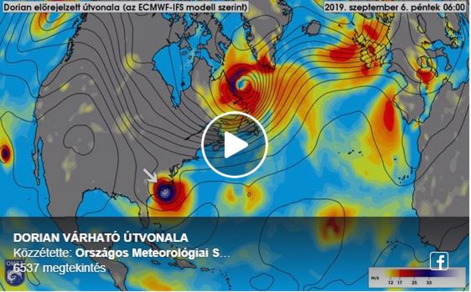 Hihetetlen, de a Dorián hatása még a Kárpát-medencében is érzékelhető lesz